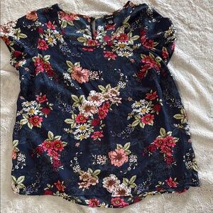Torrid Navy Floral Top